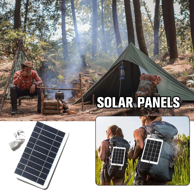 Carregador Solar Portatil Com Entrada USB - Tartaruga Shop
