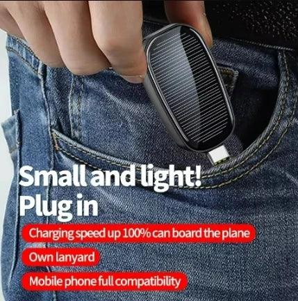 Chaveiro Power Bank Carregado Por Energia Solar - Tartaruga Shop