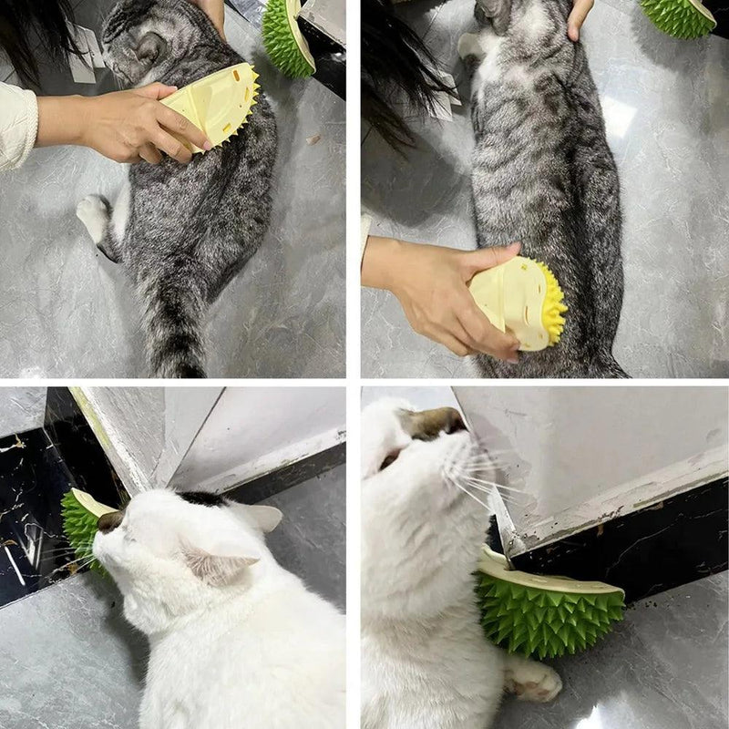 Massageador Cat Scratcher para animais de estimação - Tartaruga Shop