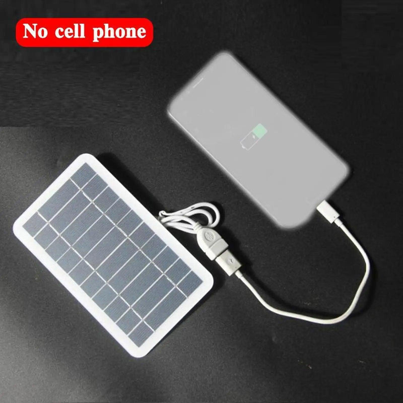 Carregador Solar Portatil Com Entrada USB - Tartaruga Shop