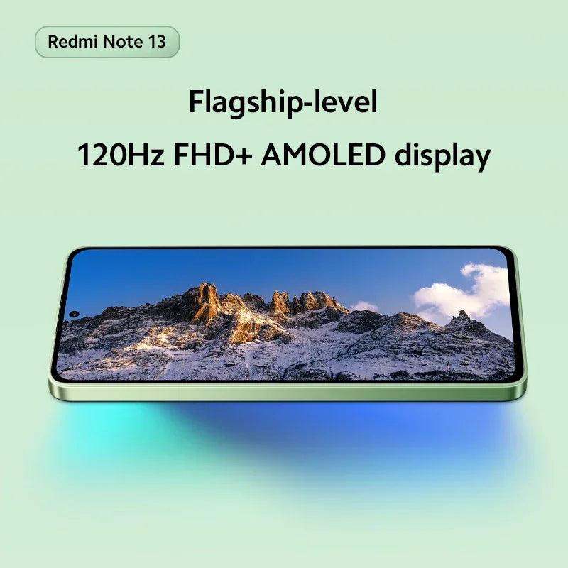 Xiaomi Redmi Note 13 Snapdragon 120Hz performance 685 FHD + AMOLED display fast Charging - Tartaruga Shop
