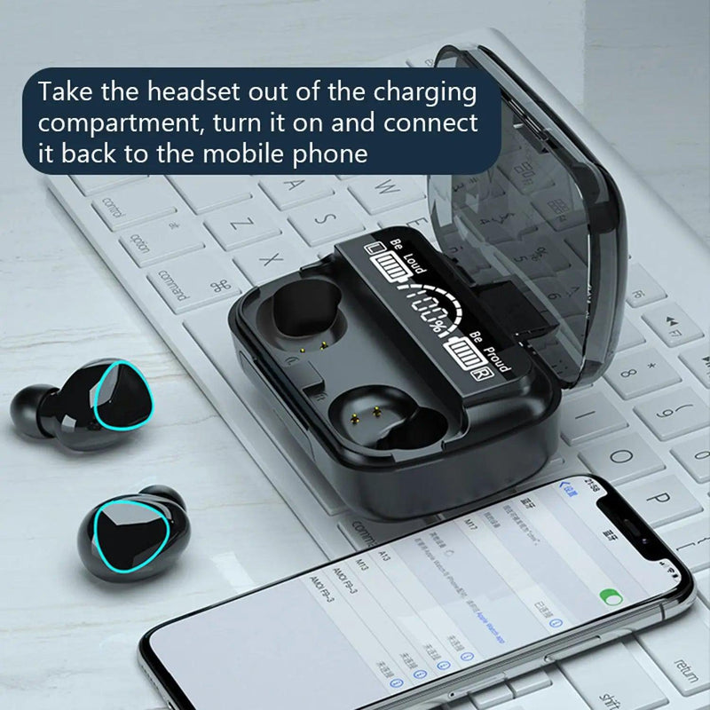 Fone de Ouvido TWS Sem Fio Bluetooth Com Microfone - Tartaruga Shop