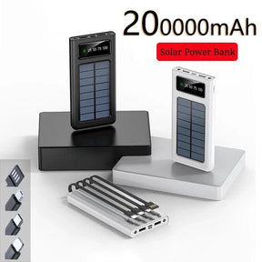 Carregador Portatil Xiaomi 20.000mAh Ultra Capacidade Carregamento Solar - Tartaruga Shop