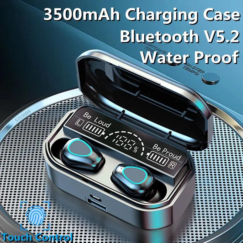 Fone TWS Sem Fio Bluetooth A Prova de Agua Estereo Com Redução de Ruido - Tartaruga Shop