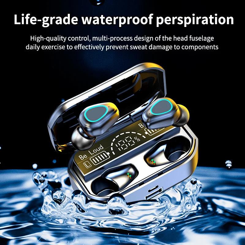 Fone TWS Sem Fio Bluetooth A Prova de Agua Estereo Com Redução de Ruido - Tartaruga Shop