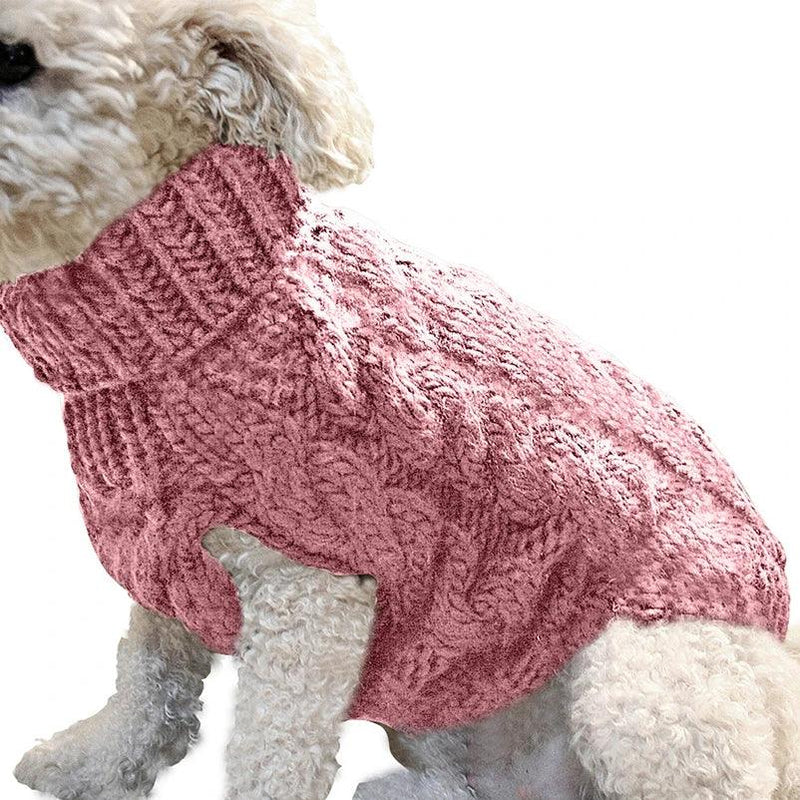 Suéteres de gola alta para animais, cães pequenos e médios - Tartaruga Shop