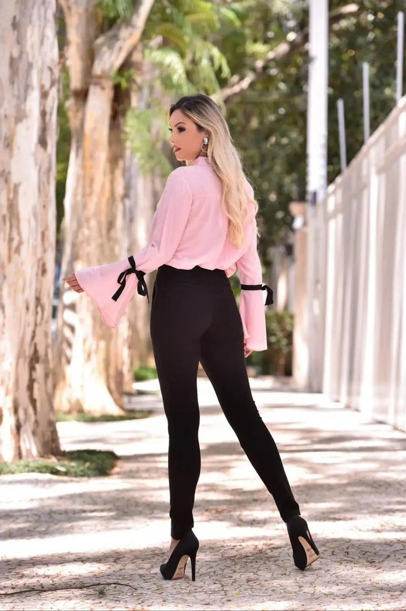 Camisa Blusa Feminina Manga Longa Flare Social Linda Diversas Cores e Tamanhos - Tartaruga Shop