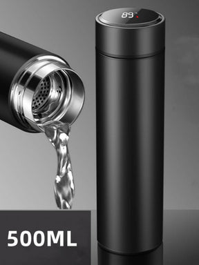 Garrafa Térmica Inox Inteligente Com Medidor De Temperatura - Tartaruga Shop