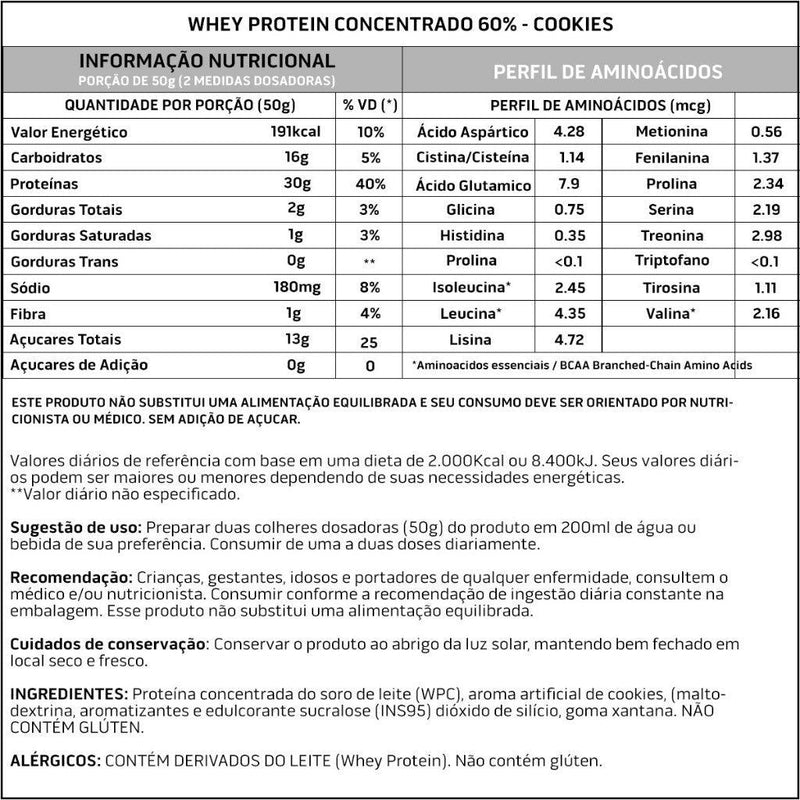 Whey Protein Concentrado 1kg - 100% Importado - Soldiers Nutrition - Tartaruga Shop