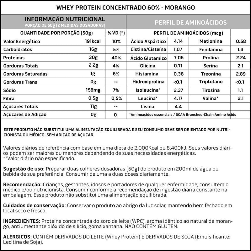 Whey Protein Concentrado 1kg - 100% Importado - Soldiers Nutrition - Tartaruga Shop