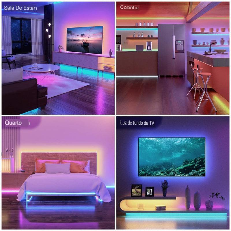 Fita LED USB RGB Para Tv, sala e cozinha. - Tartaruga Shop