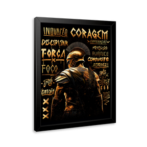 Quadro Decorativo Espartano - Tartaruga Shop