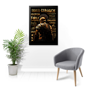 Quadro Decorativo Espartano - Tartaruga Shop