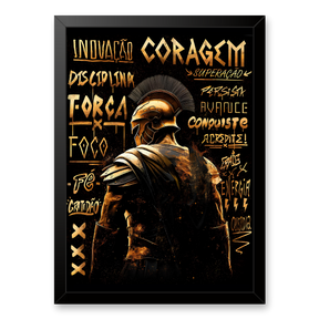 Quadro Decorativo Espartano - Tartaruga Shop