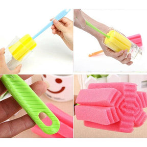 Escova com Esponja Macia para Limpeza de Copos - Tartaruga Shop