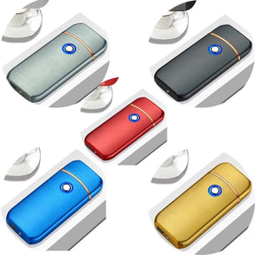 Isqueiro Elétrico Recarregável Usb Portátil Luxo - Tartaruga Shop