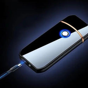 Isqueiro Elétrico Recarregável Usb Portátil Luxo - Tartaruga Shop