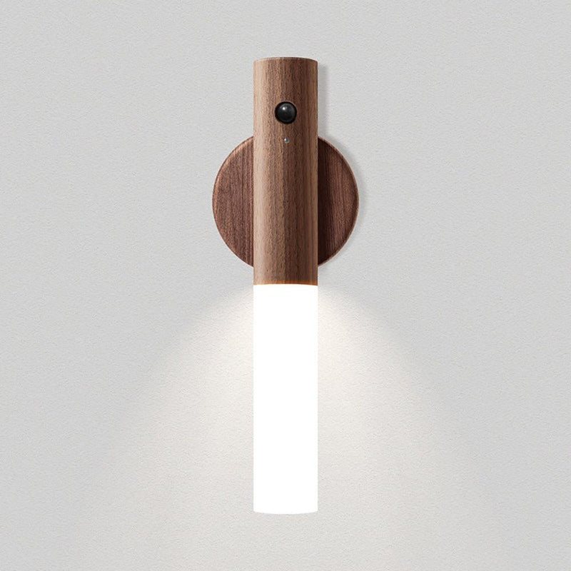 Sensor Inteligente de Movimento de Parede Feita de Madeira - Tartaruga Shop