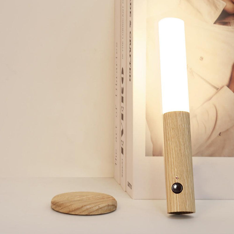 Sensor Inteligente de Movimento de Parede Feita de Madeira - Tartaruga Shop