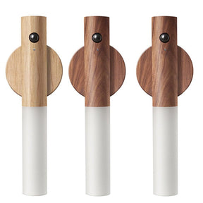 Sensor Inteligente de Movimento de Parede Feita de Madeira - Tartaruga Shop